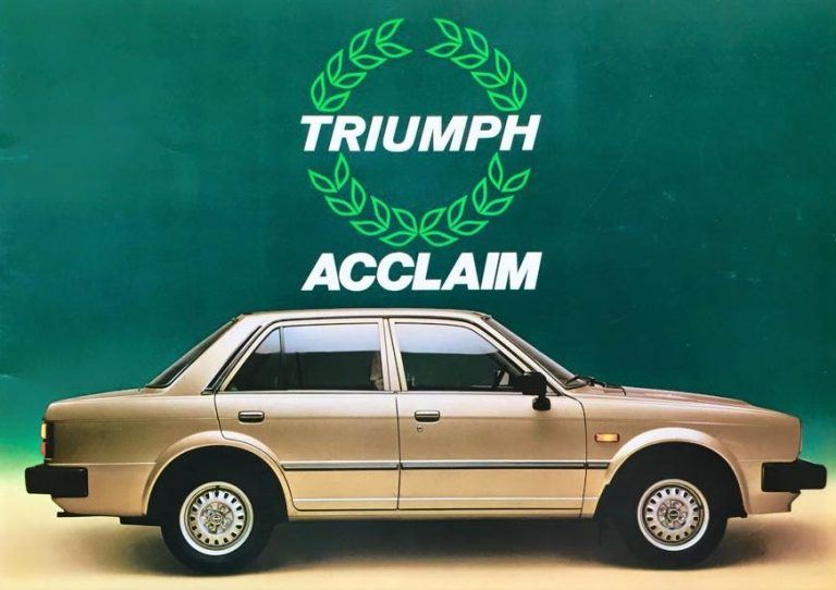 La Triumph Acclaim è un’auto inglese o giapponese?