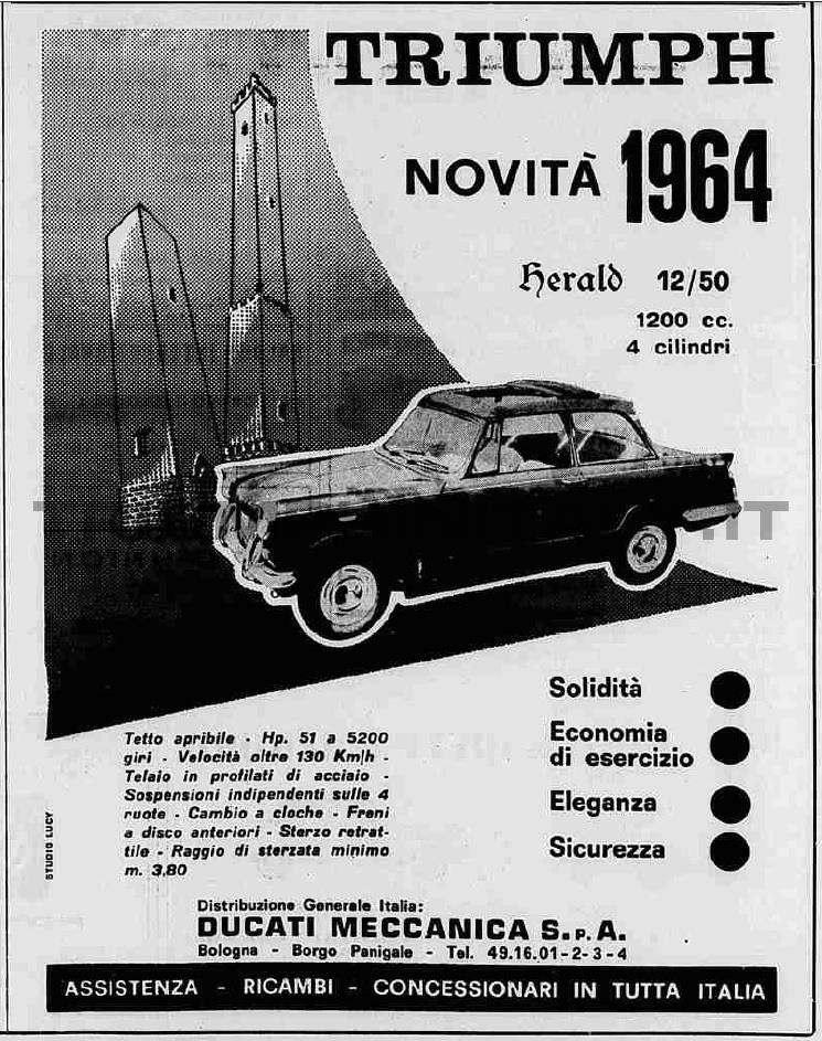 Triumph Novità 1964