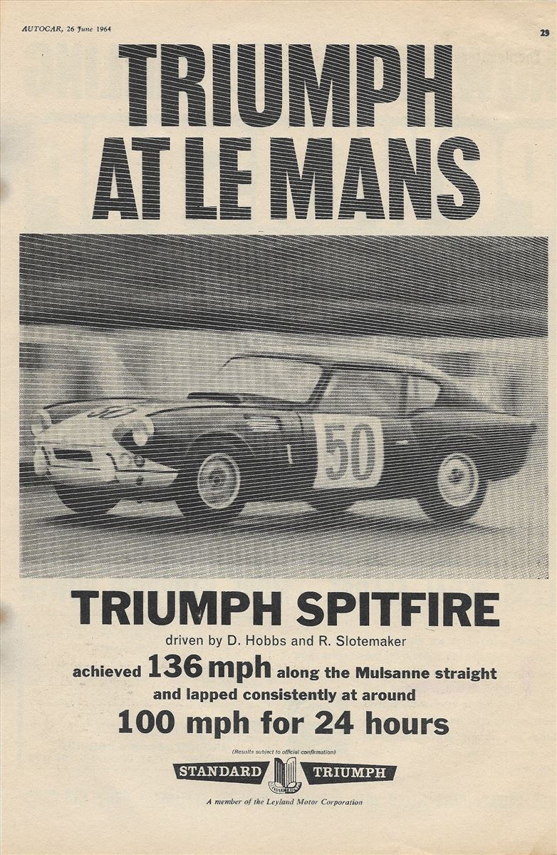 Triumph at Le Mans