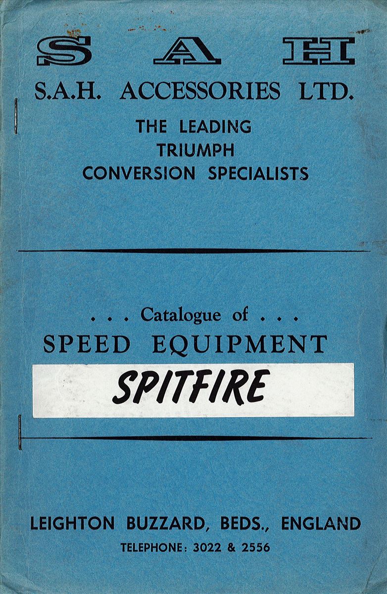 SAH Catalogue of Spitfire Speed Equipment