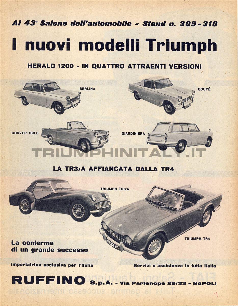I nuovi modelli Triumph
