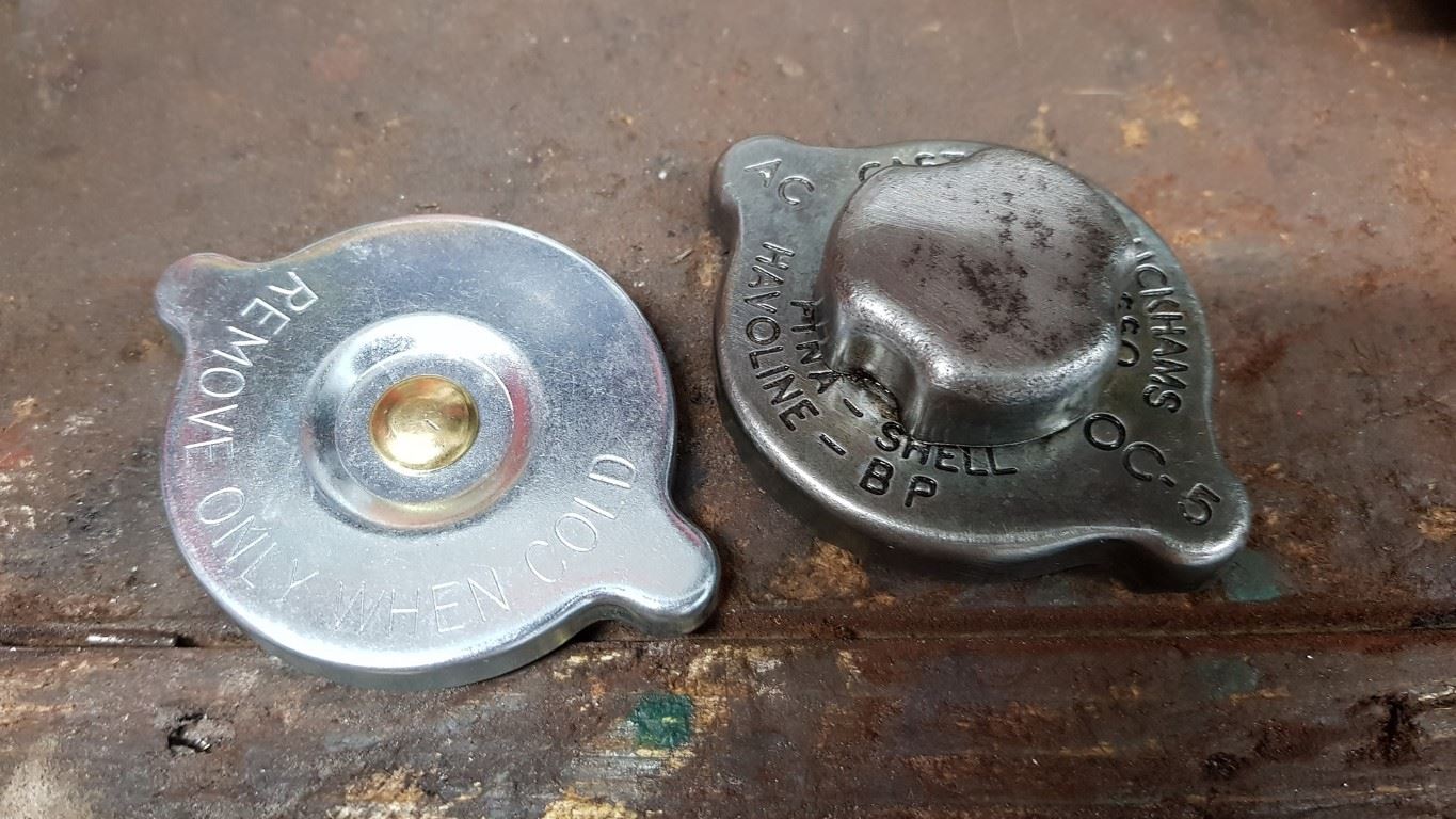 Oil cap refurbishment