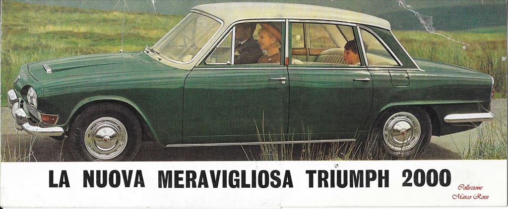 La nuova meravigliosa Triumph 2000