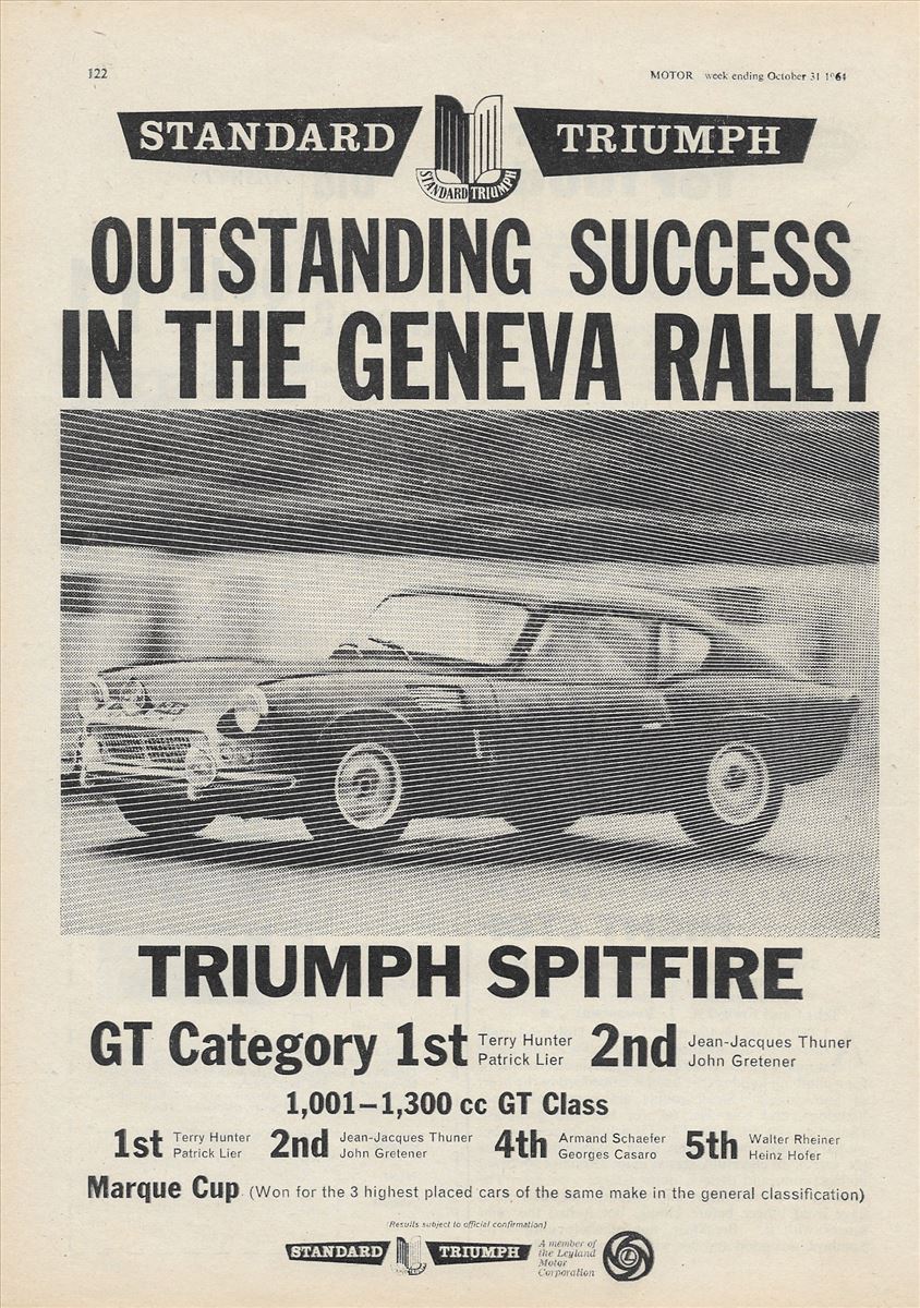 Outstanding success in the Geneva Rally