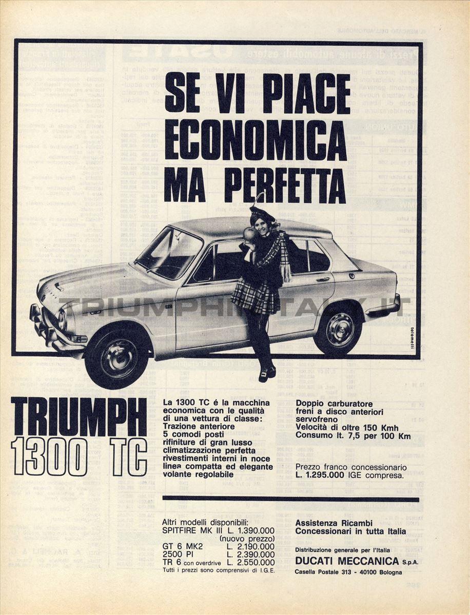 Triumph 1300 TC: se vi piace economica ma perfetta