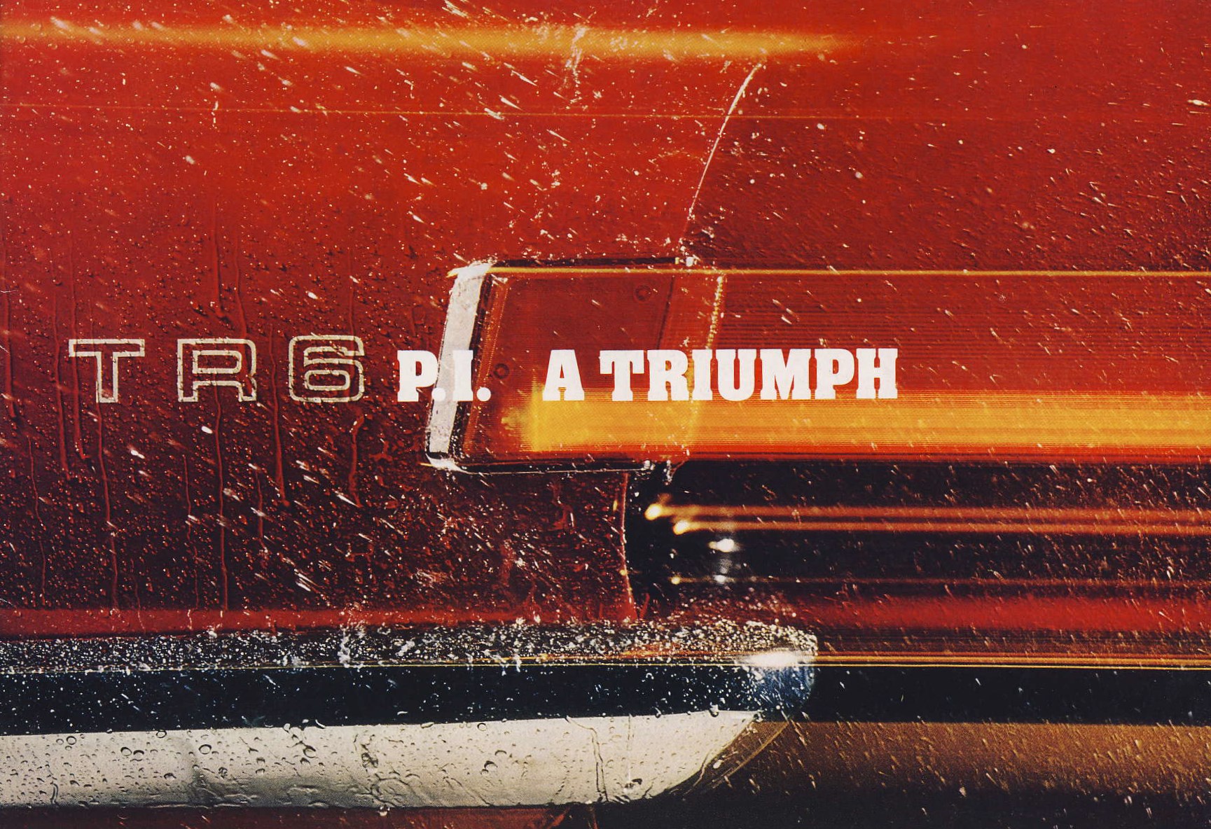 TR6 P.I. - A Triumph